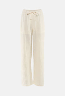 Front image of the Turbo pants in off white, by brand Jacqueline de yong