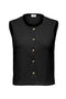 Front image of Turbo s/l waistcoat in black, by brand Jacqueline de yong