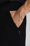 Detail image of the Gordon bradley sweat shorts in black, by brand Jack&jones