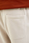 Detail image of the Gordon bradley sweat shorts in stone, by brand Jack&jones