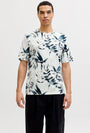 Image of HONOLULU AOP SS TEE in beige, by brand JACK&JONES