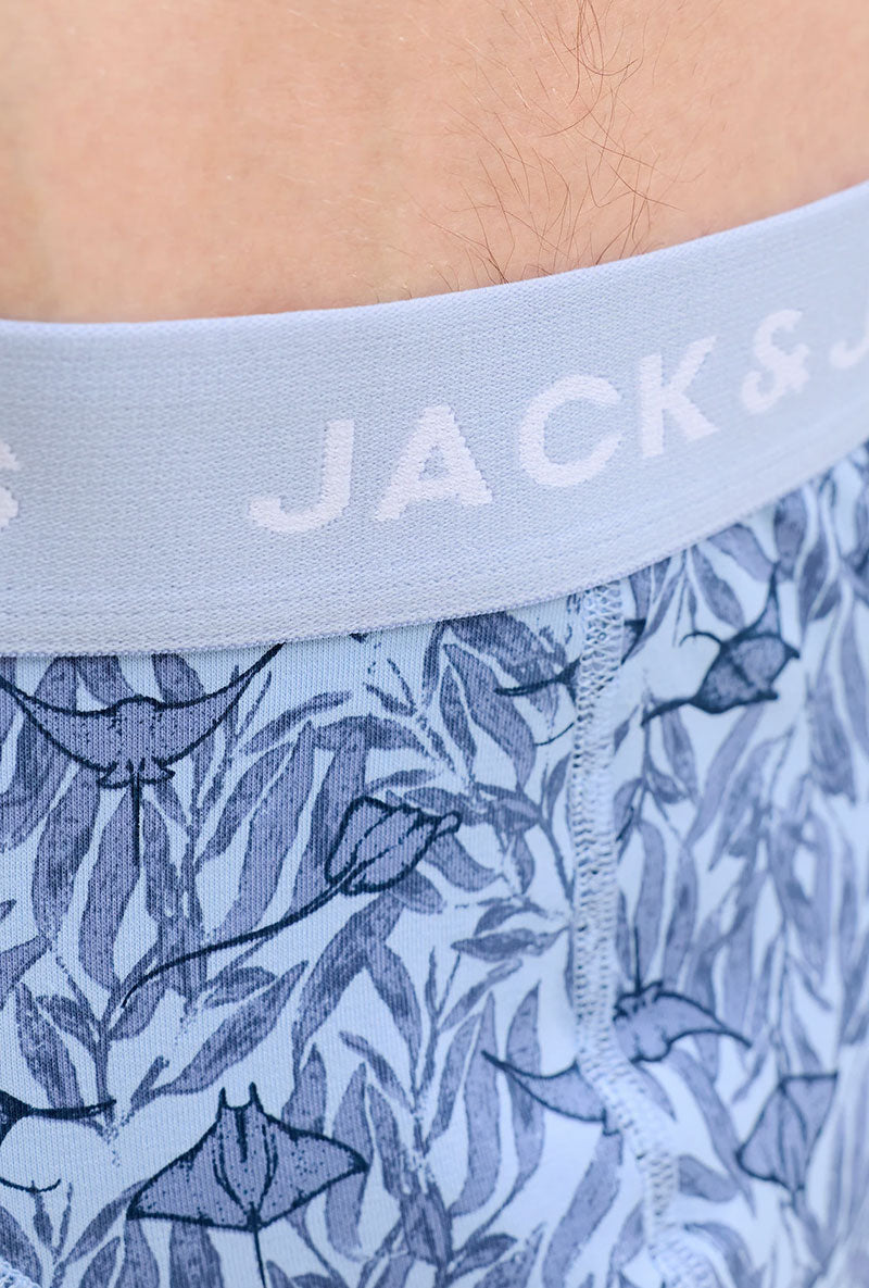 Detail image of Jake lemon trunks in navy, by brand Jack&jones