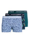 Front image of the Jake lemon trunks in navy, by brand Jack&jones