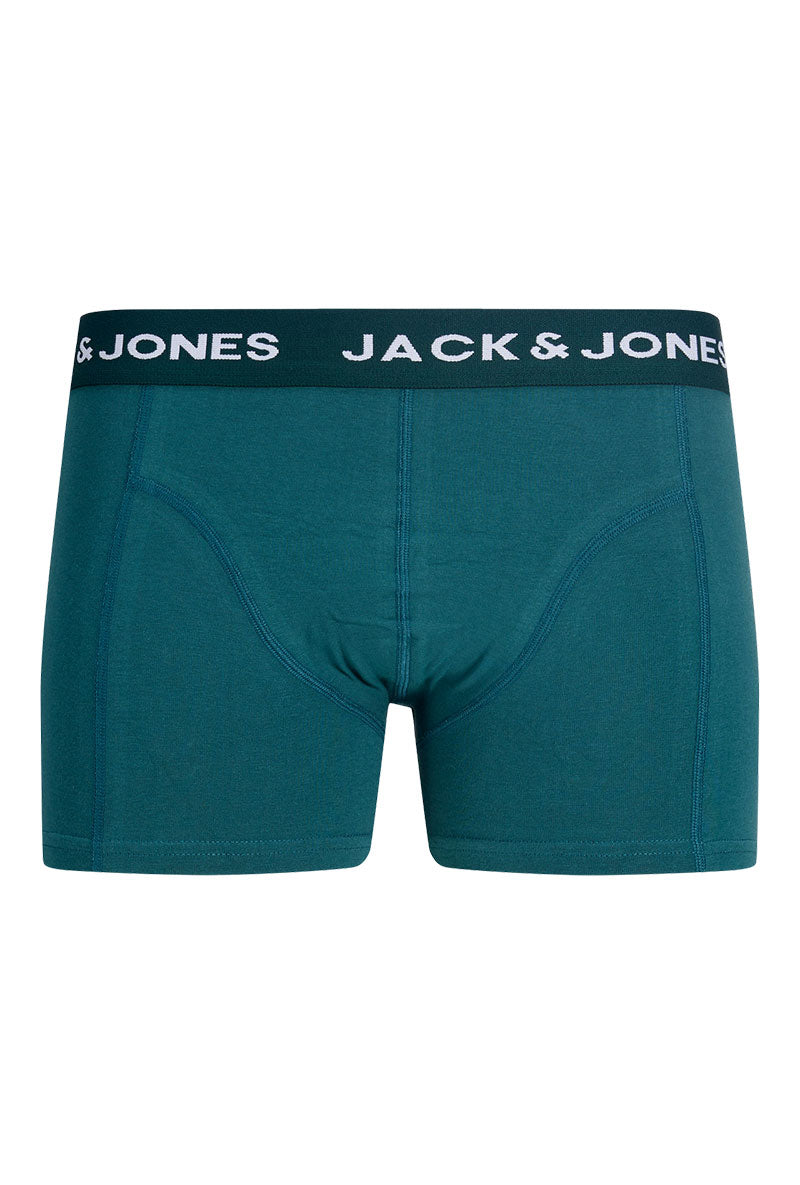Front image of Jake lemon trunks in navy, by brand Jack&jones