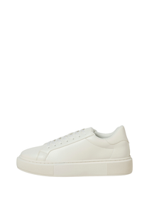Front image  of the Jack and jones aspire cupsole sneaker in white, by brand Jack&jones