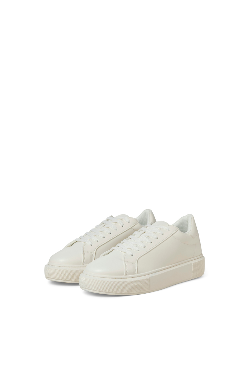 Front image  of Jack and jones aspire cupsole sneaker in white, by brand Jack&jones
