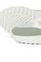 Front detail image  of the Jack and jones aspire pu runner in white, by brand Jack&jones