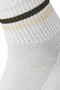 Front detail image  of the Jack and jones boston 3 pk tennis socks in white, by brand Jack&jones
