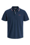 Front image of Blaze s/s polo in navy, by brand Jack&jones
