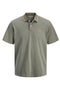 Front image of Blaze s/s polo in green, by brand Jack&jones