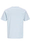 Back image of the Blaze vneck tshirt in blue, by brand Jack&jones