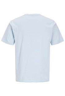 Back image of the Blaze vneck tshirt in blue, by brand Jack&jones