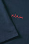 Front image of the Blaze vneck tshirt in navy, by brand Jack&jones