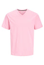 Image of BLAZE VNECK TSHIRT in pink, by brand JACK&JONES