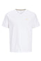 Front image of Blaze vneck tshirt in white, by brand Jack&jones