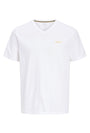 Image of BLAZE VNECK TSHIRT in white, by brand JACK&JONES