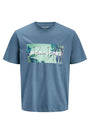 Image of INDIANA TEE SS CREW NECK in blue, by brand JACK&JONES