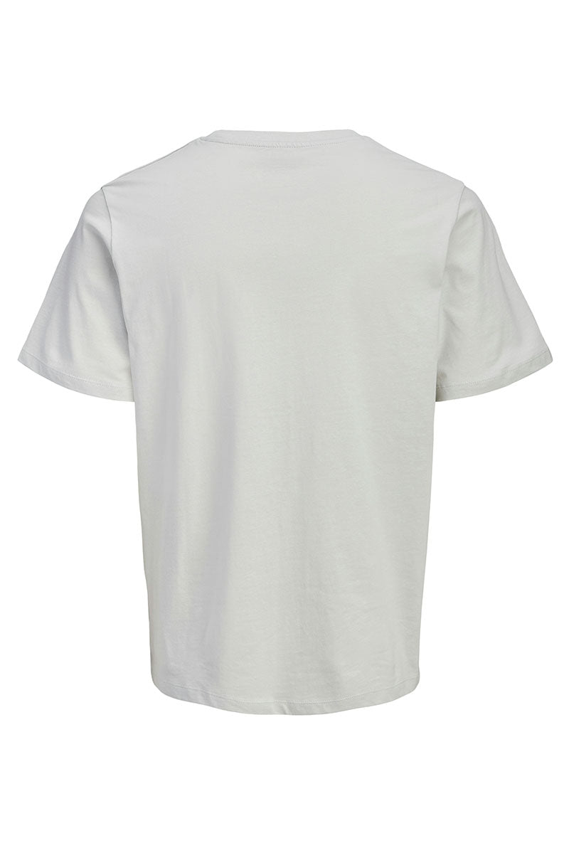 Back image of Indiana tee ss crew neck in beige, by brand Jack&jones