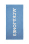 Front image of Logo beach towel in blue, by brand Jack&jones