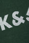 Front detail image of the Logo beach towel in green, by brand Jack&jones