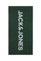 Front image of Logo beach towel in green, by brand Jack&jones