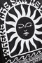 Logo detail image of the Sunset back print sleeveless tshirt in black, by brand Jack&jones