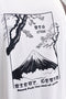 Logo detail image of the Sunset back print sleeveless tshirt in white, by brand Jack&jones