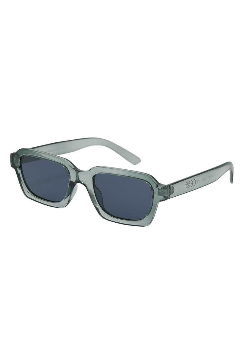 Front image of Avey sunglasses in green, by brand Jack&jones