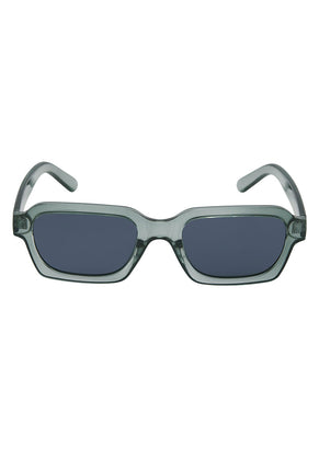 Front image of Avey sunglasses in green, by brand Jack&jones