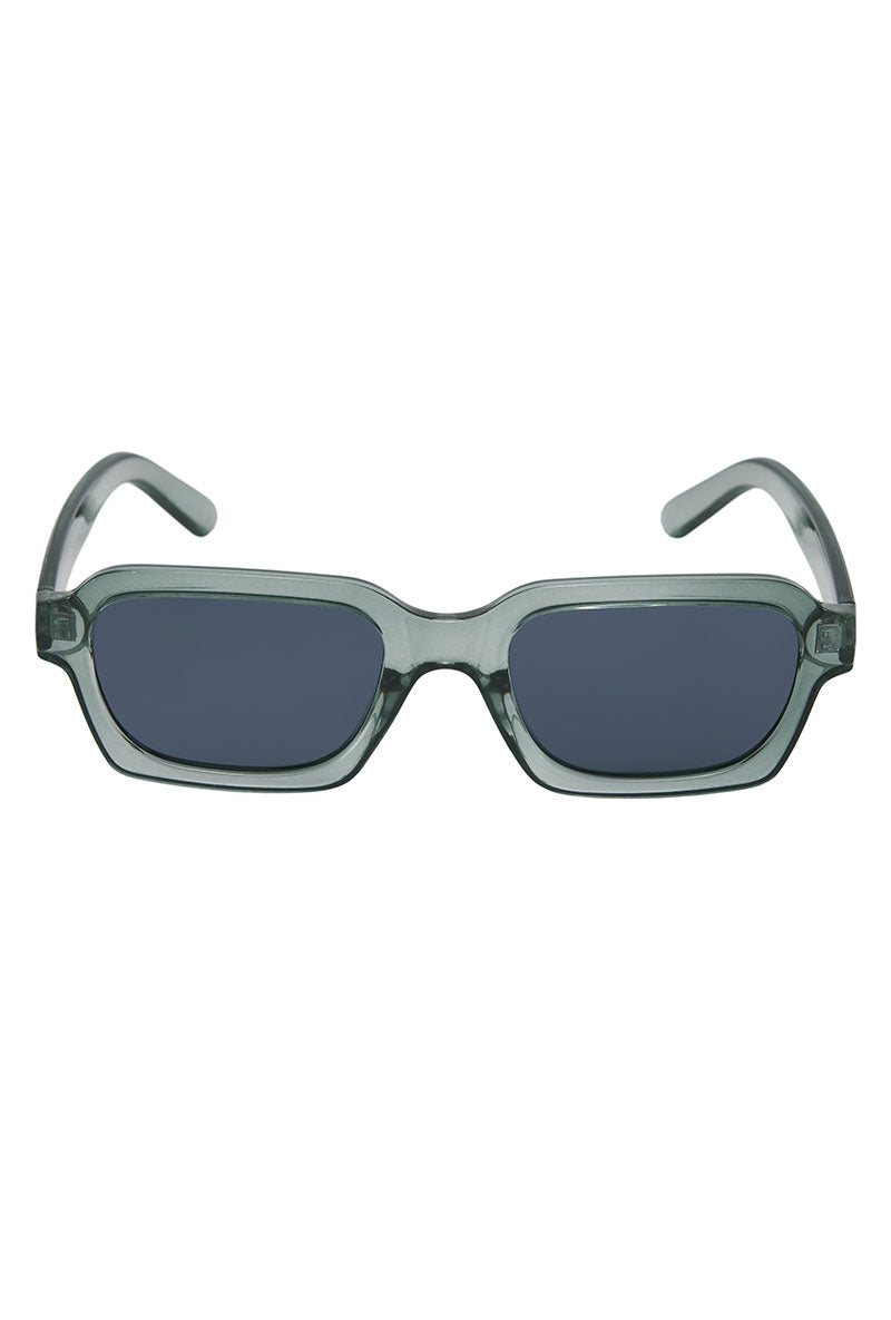 Front image of Avey sunglasses in green, by brand Jack&jones