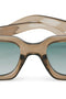 Detail image of the Avey sunglasses in light brown, by brand Jack&jones