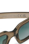 Detail image of the Avey sunglasses in light brown, by brand Jack&jones