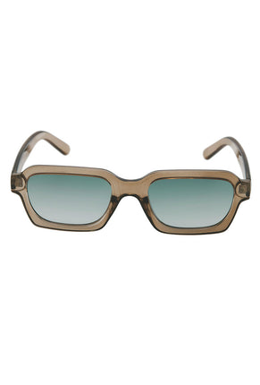Front image of Avey sunglasses in light brown, by brand Jack&jones