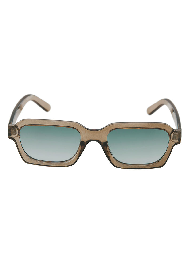 Front image of Avey sunglasses in light brown, by brand Jack&jones