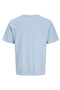 Back image of the Blu alex ss tee in light blue, by brand Jack&jones