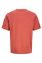Back image of the Blu alex ss tee in red, by brand Jack&jones