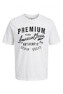 Image of BLU ALEX SS TEE in white, by brand JACK&JONES