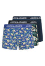 Image of KINGSTON SKULL 3PK TRUNKS in multi, by brand JACK&JONES