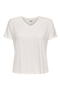 Product image of the Jdy sissy s/s vneck top in off white, by brand Jacqueline de yong