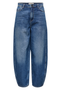 Product image of the Jdy susie mw barrel jeans in denim, by brand Jacqueline de yong