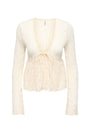 Image of LAYA LACE CARDIGAN in cream, by brand ONLY