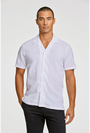 Image of CASUAL LINEN BLEND RESORT SHIRT in white, by brand LINDBERGH