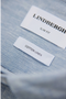 Detail image of the Linen/cotton ls shirt in blue, by brand Lindbergh