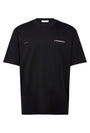 Image of O NECK LOGO OVERSIZED TSHIRT in black, by brand LINDBERGH