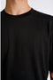 Detail image of the Oversized s/s t in black, by brand Lindbergh