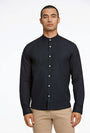 Image of LINDBERGH OXFORD SUPERFLEX L/S SHIRT in black, by brand LINDBERGH