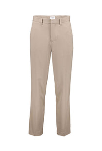 Front image of the Lindbergh relaxed fit formal trousers in brown, by brand Lindbergh