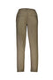 Back image of the Relaxed fit linen trousers in khaki, by brand Lindbergh