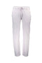 Front image of the Relaxed fit linen trousers in white, by brand Lindbergh