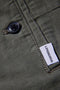 Detail image of the Superflex relaxed fit chino shorts in khaki, by brand Lindbergh